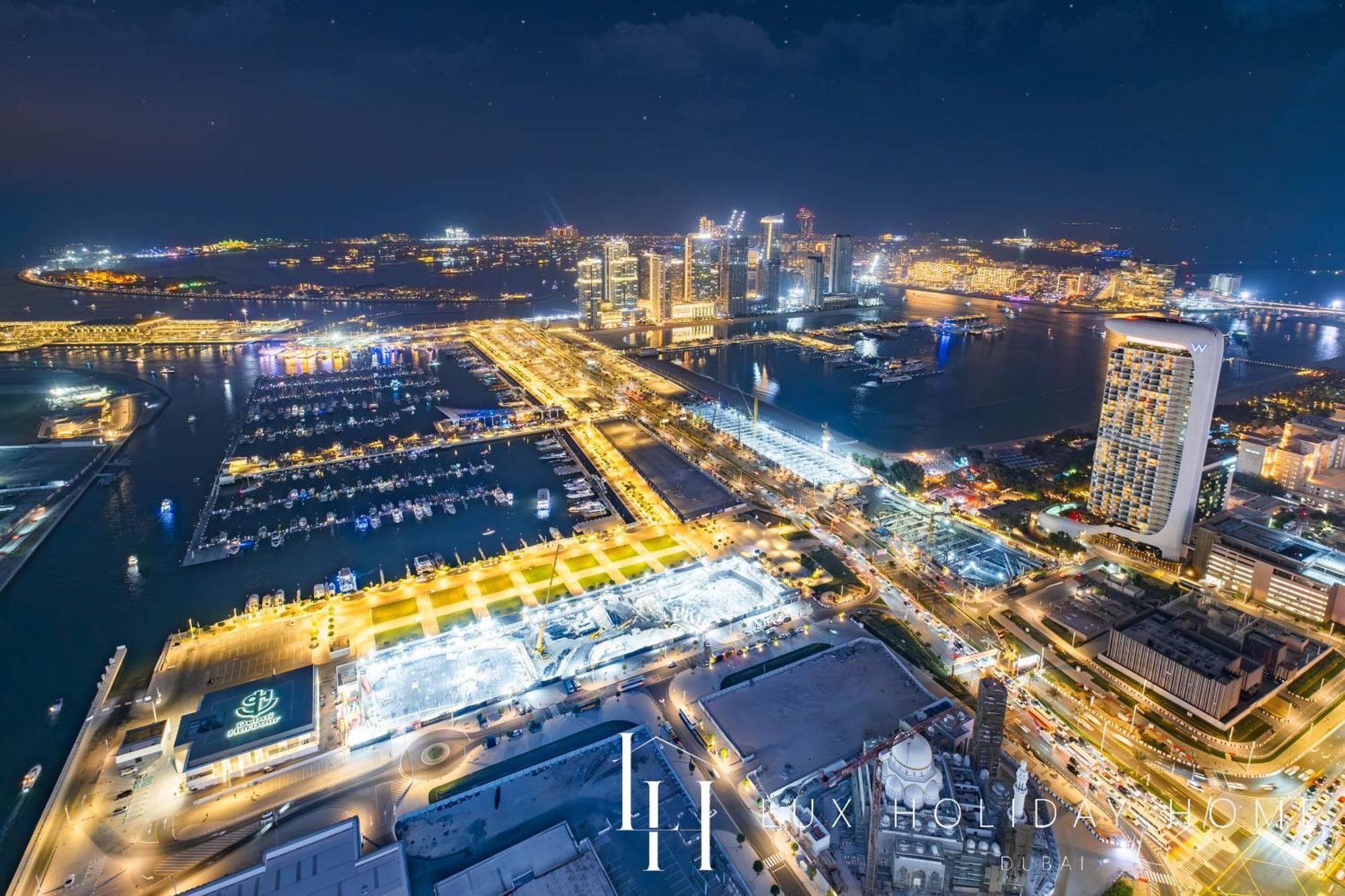 Lux - Lavish Suite With Full Palm Jumeirah View 1 Dubai Eksteriør billede