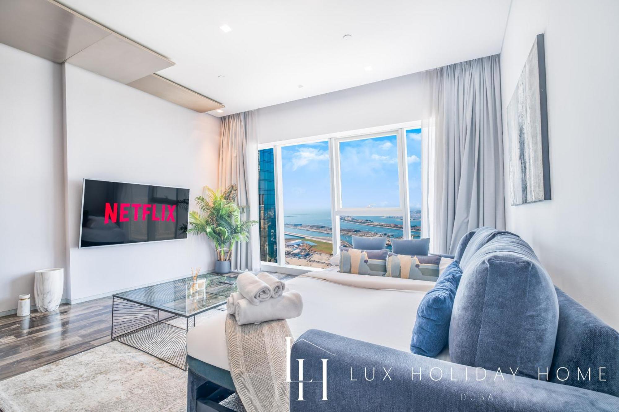 Lux - Lavish Suite With Full Palm Jumeirah View 1 Dubai Eksteriør billede