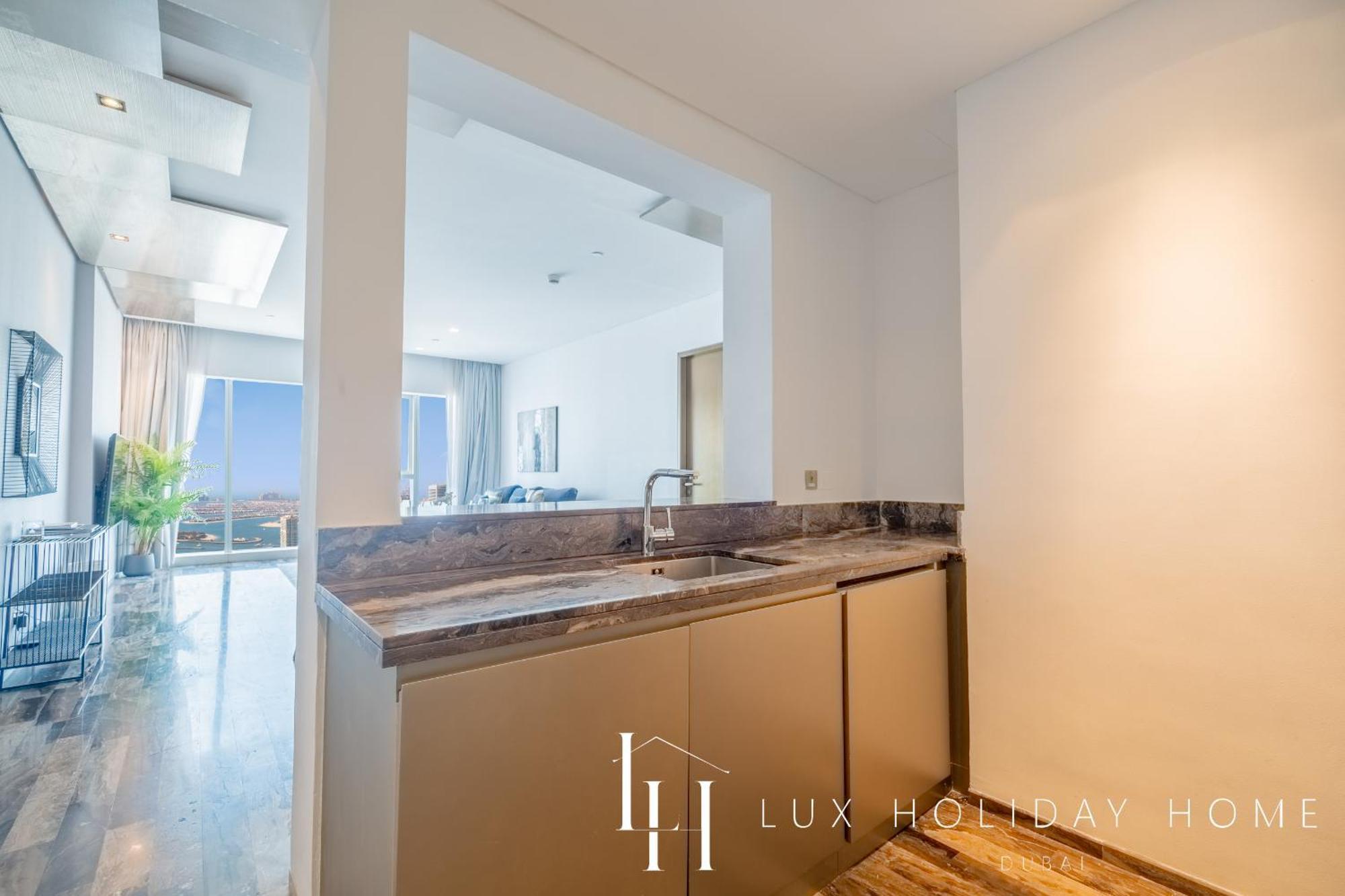 Lux - Lavish Suite With Full Palm Jumeirah View 1 Dubai Eksteriør billede