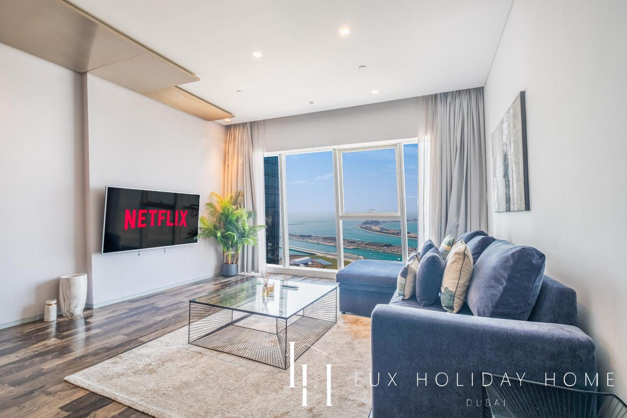 Lux - Lavish Suite With Full Palm Jumeirah View 1 Dubai Eksteriør billede