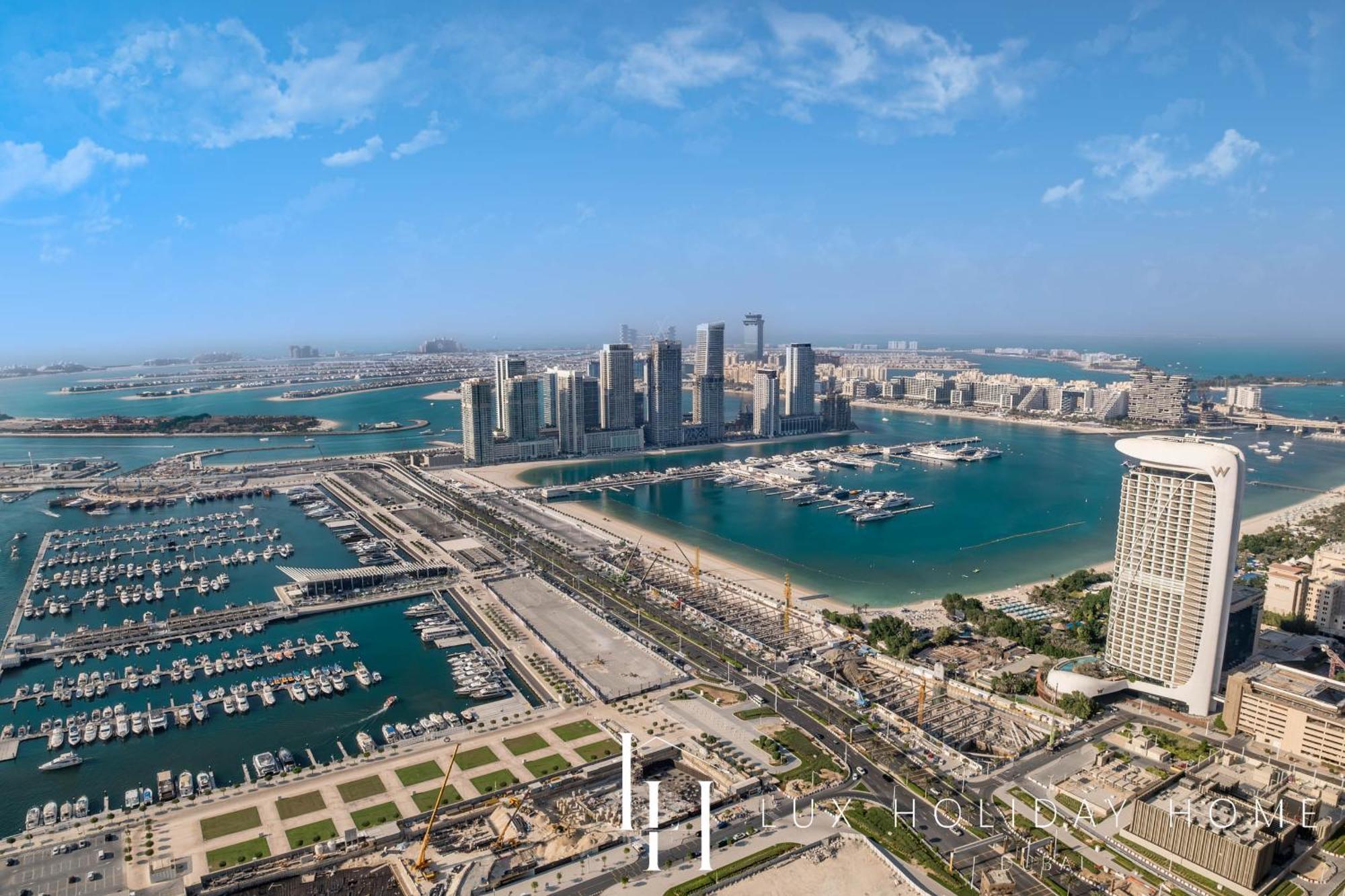 Lux - Lavish Suite With Full Palm Jumeirah View 1 Dubai Eksteriør billede