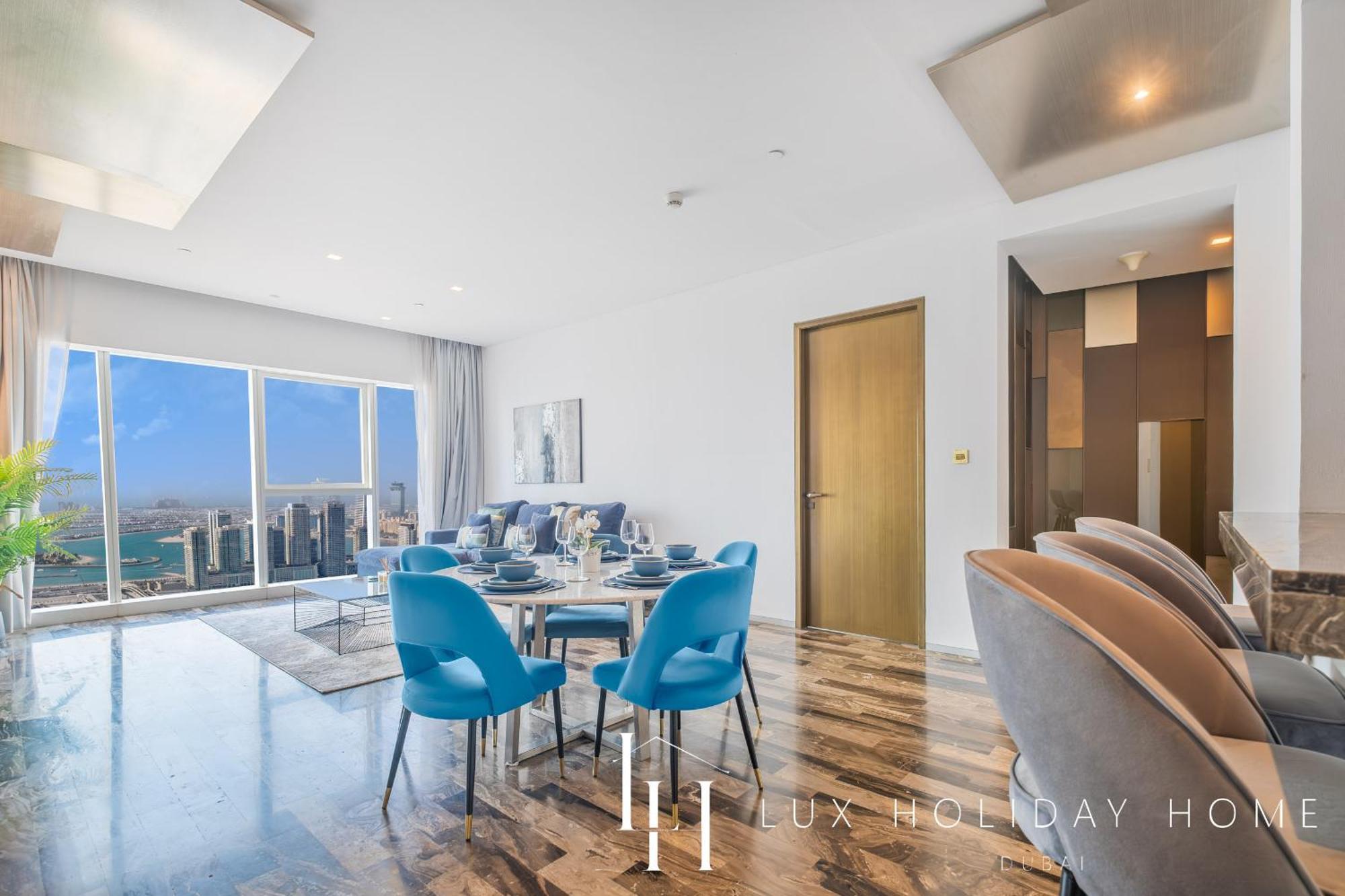 Lux - Lavish Suite With Full Palm Jumeirah View 1 Dubai Eksteriør billede